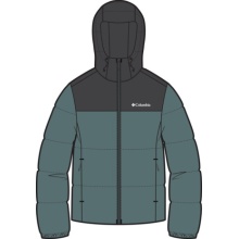 Columbia Winterjacke Puffect mit Kapuze (Thermarator Isolierung, wasserdicht) metalblau Herren